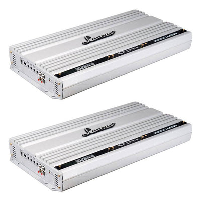 Lanzar Optidrive 1000W 2 Channel Competition Class Mosfet Amplifier (2 Pack)