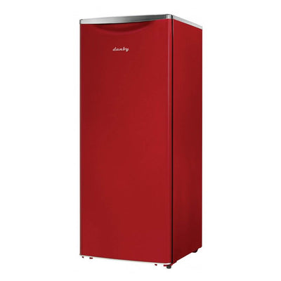Danby 11 Cu. Ft. Apartment Sized Contemporary Classic Refrigerator, Red (2 Pack)