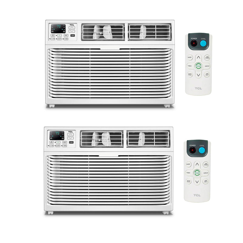 TCL Home Appliances 8,000 BTU Energy Star Window Air Conditioner Unit (2 Pack)