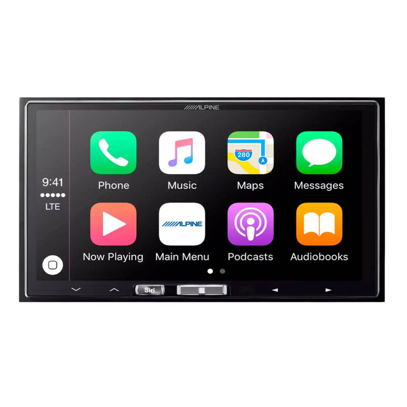 Alpine 7 Inch In Dash Touchscreen Receiver w/ Wireless Apple CarPlay (2 Pack)