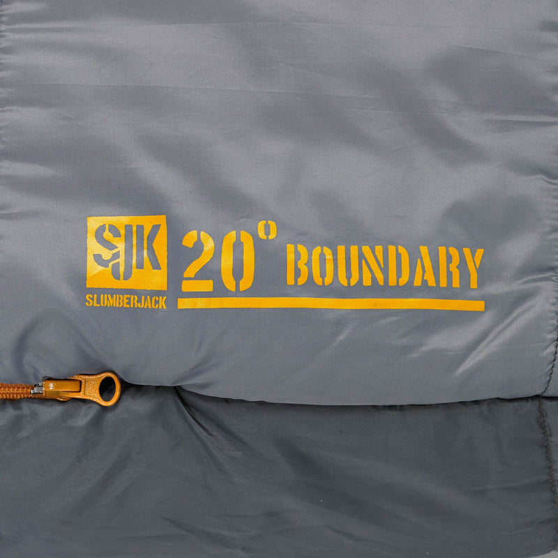 Slumberjack Boundary 20 Degree Regular Right Hand Sleeping Bag (2 Pack)