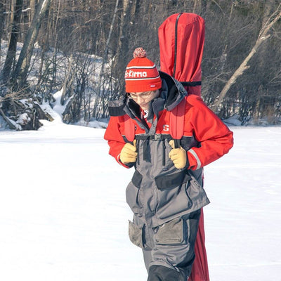 Eskimo Portable 7-9 Person Pop Up Ice Fishing Shanty Shack Shelter Hut (2 Pack)