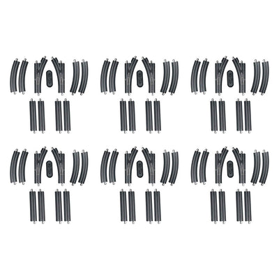 Bachmann Trains 12-Piece HO Nickel Silver E-Z Track Layout Expander Set (6 Pack)