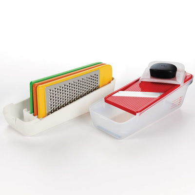 OXO 1253580 Good Grips Complete Grate and Slice Set with Non-Slip Feets, White