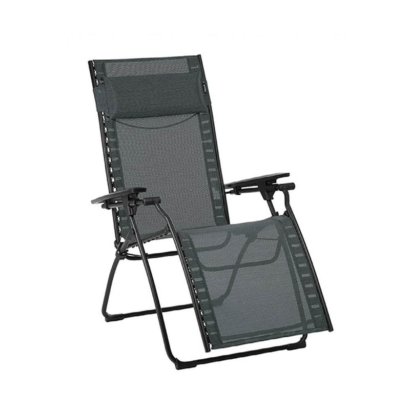 Lafuma Evolution Zero Gravity Indoor Outdoor Recliner Chair, Obsidian (2 Pack)