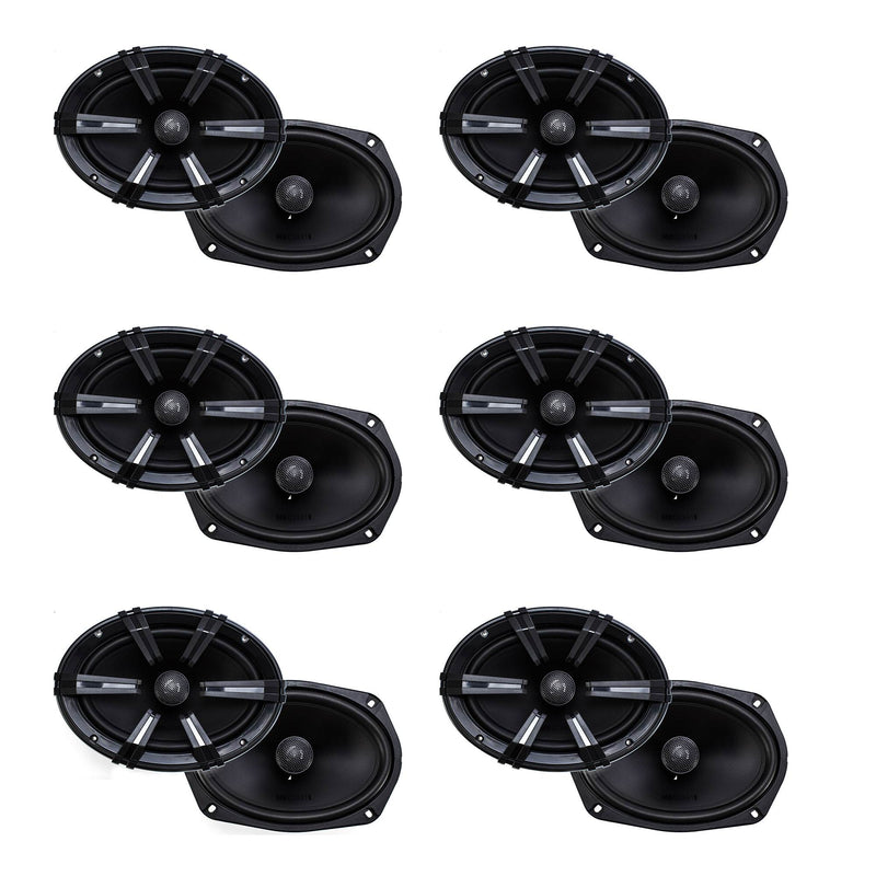 MB Quart 6x9" 180W Discus Coaxial Car Audio Stereo Speakers (12 Speakers)