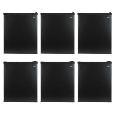 Haier 2.7 Cubic Feet Energy Star Rated Compact Freezer Refrigerator (6 Pack)