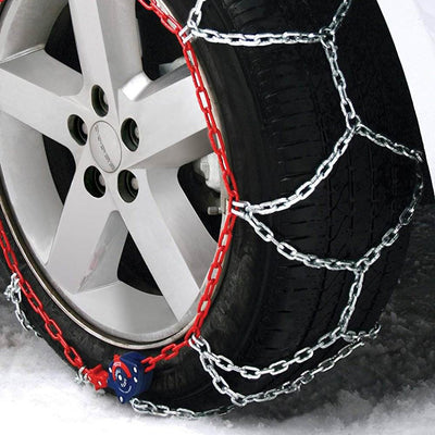 Auto-Trac 1500 Series Tightening Centering Snow Tire Traction Chains (3 Pack)