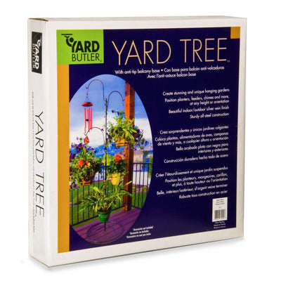 Yard Butler IYT-5 All Steel Indoor Outdoor Adjustable Hanging Garden Yard Tree