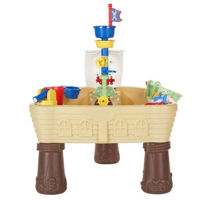 Little Tikes Anchors Away Pirate Ship Outdoor Play Water Table (2 Pack)