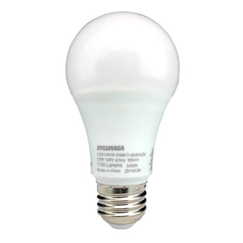 Sylvania A19 LED 75W Equivalent Frosted Finish Cool White Light Bulb (2 Pack)