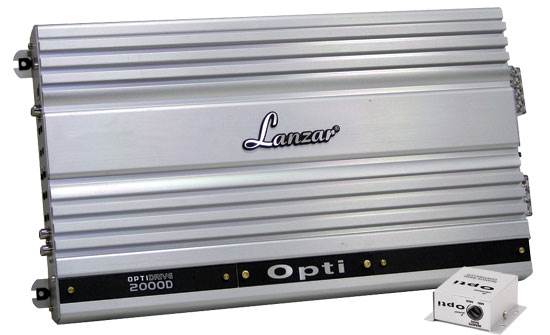 LANZAR OPTI2000D 2000 Watt Mono D Optidrive Digital Car Audio Amplifier Amp