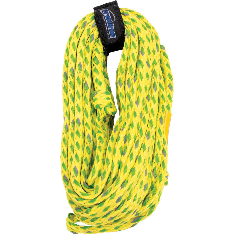 CWB Connelly 60-Foot 5/8-Inch Braided Floating 4-Rider Tube Rope, Volt Green