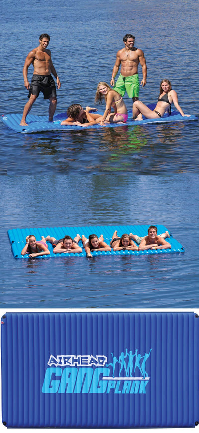 AIRHEAD AHGP-6 Gang Plank Inflatable Floating Mat Platform Island Water Raft