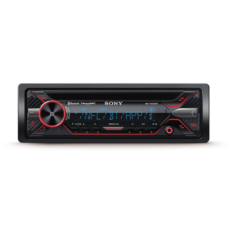 Sony Car Audio Single DIN CD Player Stereo Receiver with Bluetooth | MEXN5200BT