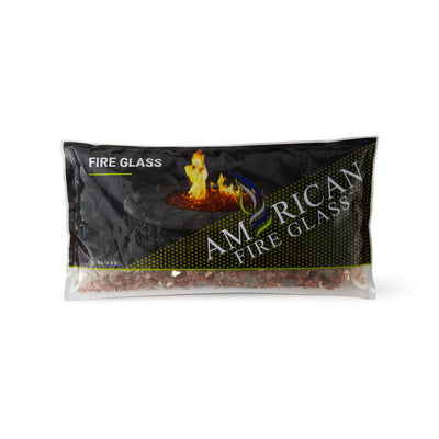 American Fireglass 10 LB Bag 1/4" Reflective Fireplace & Pit Glass, Champagne