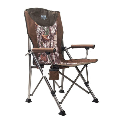 Timber Ridge Indoor Outdoor Folding Beach Camping Lounge Chair, Camo (2 Pack)