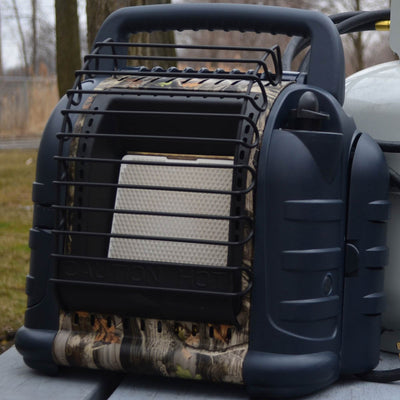 Mr Heater MH12B 12000 BTU Hunting Buddy Portable Propane Gas Heater, Camo (Used)