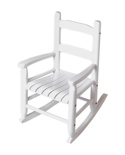 Lipper Child's Eco Friendly Wooden Furniture Rocking Chair, White (2 Pack)
