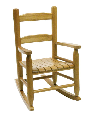 Lipper Child's Eco Friendly Rubberwood Rocking Chair, Natural Finish (2 Pack)