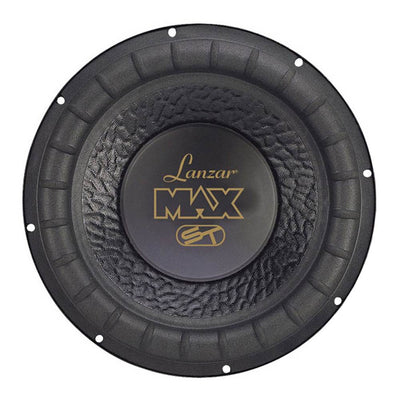 Lanzar MAX12D 12" 1000W Car Audio Subwoofer Power Sub Woofer DVC 4 Ohm (4 Pack)