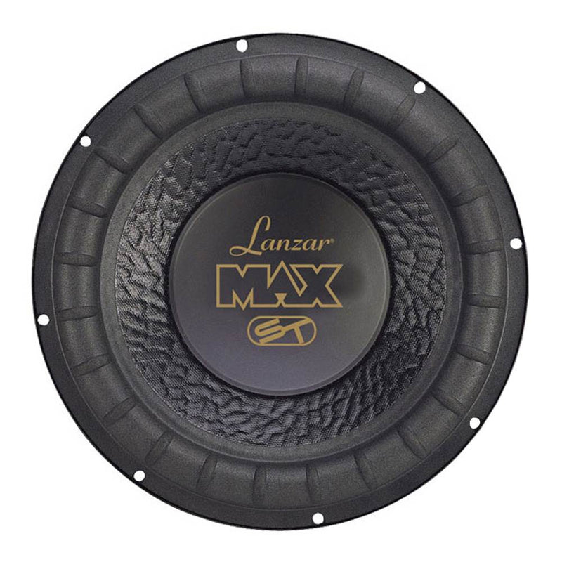 Lanzar MAX12 12 Inch 1000 Watt 4 Ohm Car Audio Power Subwoofer, 2 Pack | MAX12
