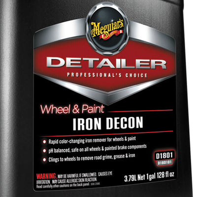 Meguiars D180101 1 Gallon Wheel Paint Iron Decon Pro Strength Particle Remover
