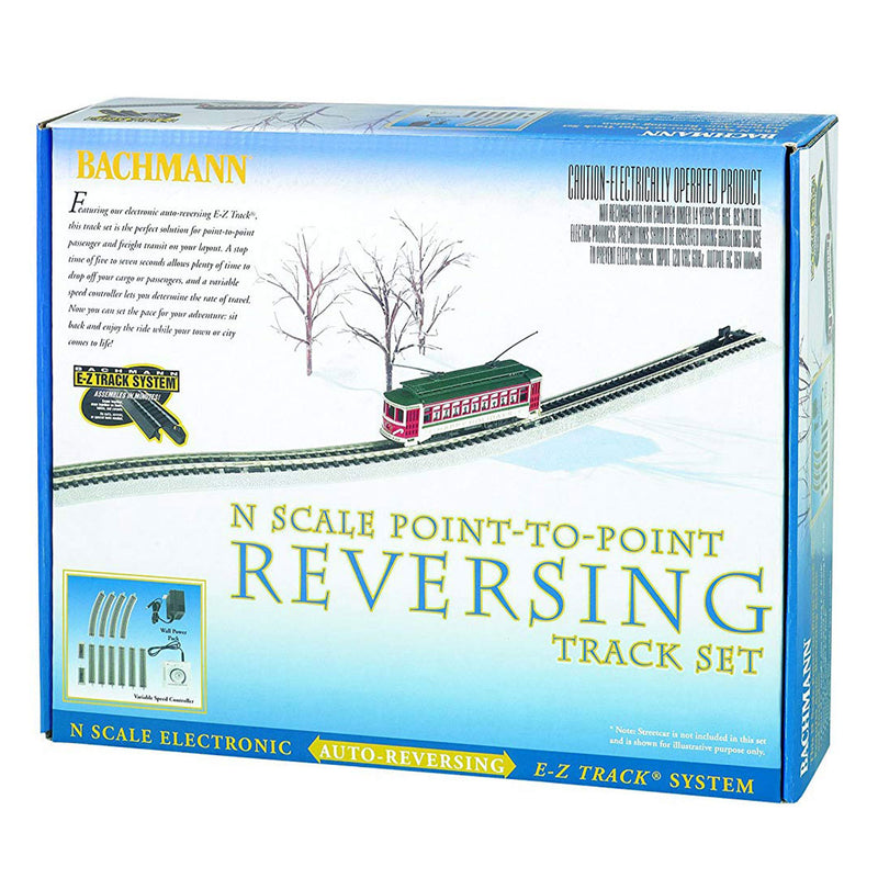 Bachmann Industries BT-44847 N Scale E-Z Point To Point Reversing Track Set