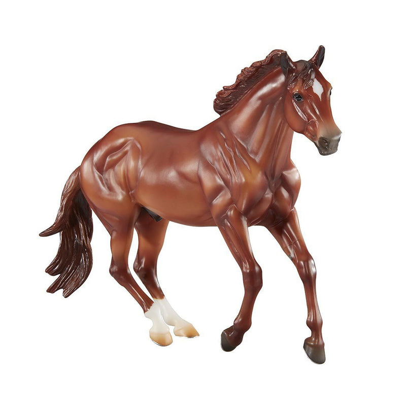 Breyer 1831 Hand-Painted Checkers Horse Model Collectible Toy 1:9 Scale, Brown