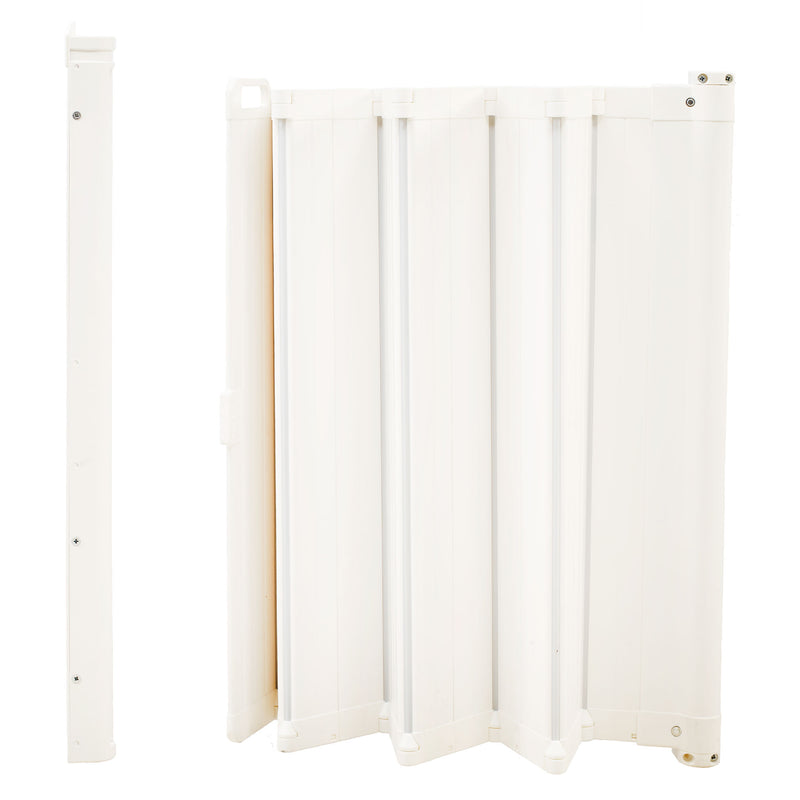 Scandinavian Pet Design Guard Me Retractable 22" to 36" Pet Safety Gate, White - VMInnovations