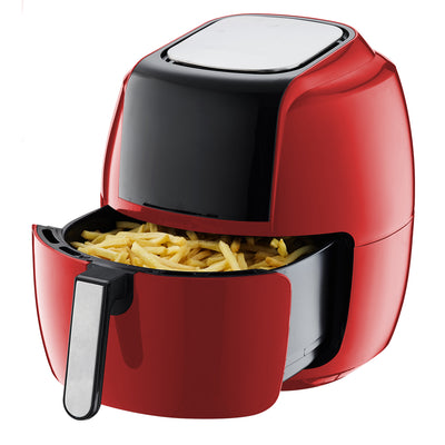 GoWISE USA 7 Quart 1700 Watts 8-in-1 Programmable Digital Air Fryer, Chilli Red