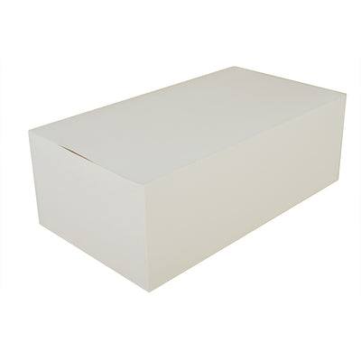 Southern Champion Tray 2729 Non-Window Lock Corner Bakery Box, White (250 Pack)