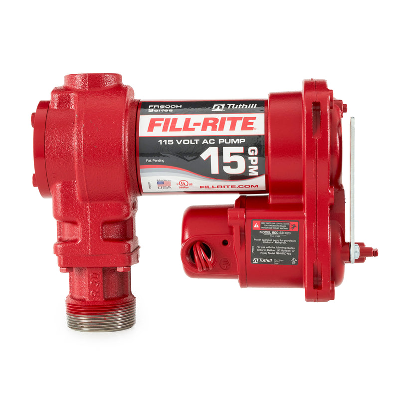 Fill-Rite FR604H Self-Priming Cast Iron 115-Volt AC Fuel Pump and Elbow Only