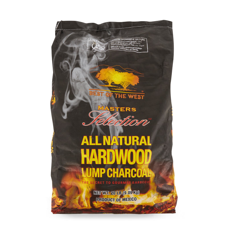 Best of the West All Natural Hardwood Lump Charcoal Bag, 20 Pounds (3 Pack)