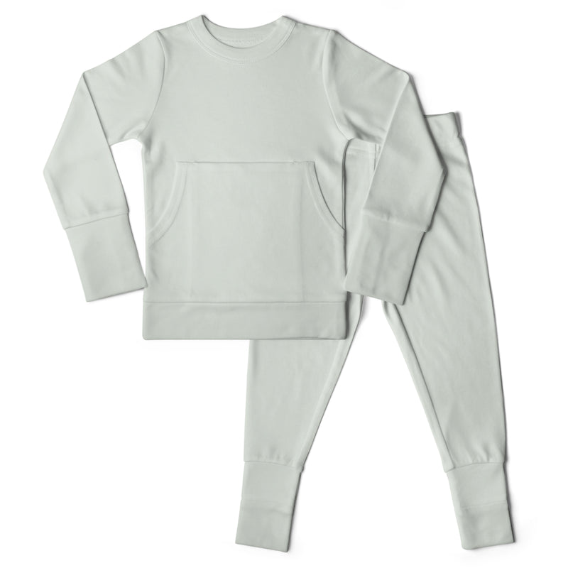Goumikids Unisex Toddler Loungewear Organic Sleeper Pajama Set, 5T Succulent