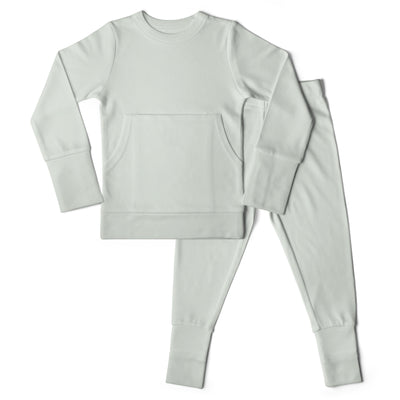 Goumikids Unisex Toddler Loungewear Organic Sleeper Pajama Set, 4T Succulent