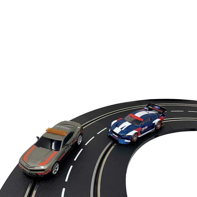 Carrera Evolution Racing Break Away Slot Car 17 Ft Long Racetrack Game Play Set