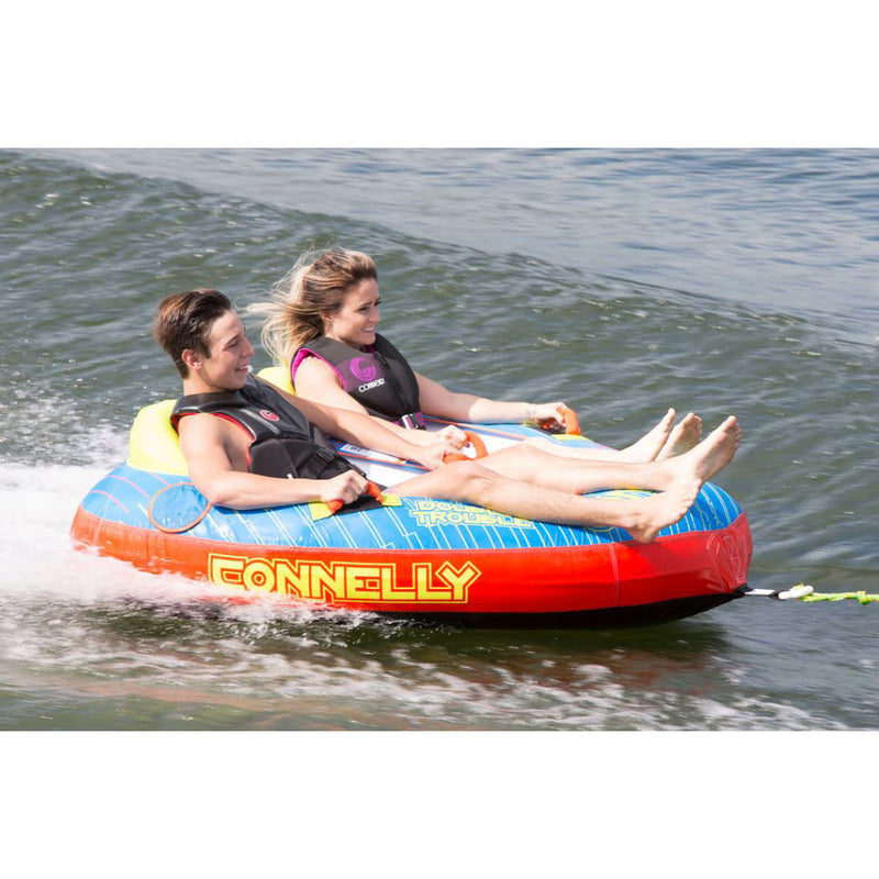CWB Connelly Double Trouble 2 Person Inflatable Boat Towable Water Inner Tube