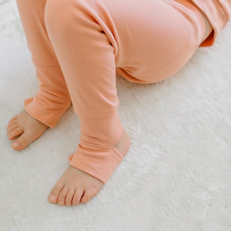 Goumikids Unisex Toddler Loungewear Organic Sleeper Pajama Set, 3T Prickly Pear