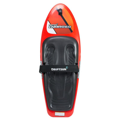 Driftsun Charger Kneeboard for Boating, Rounded V Hull, 54 x 20 Inches, Red