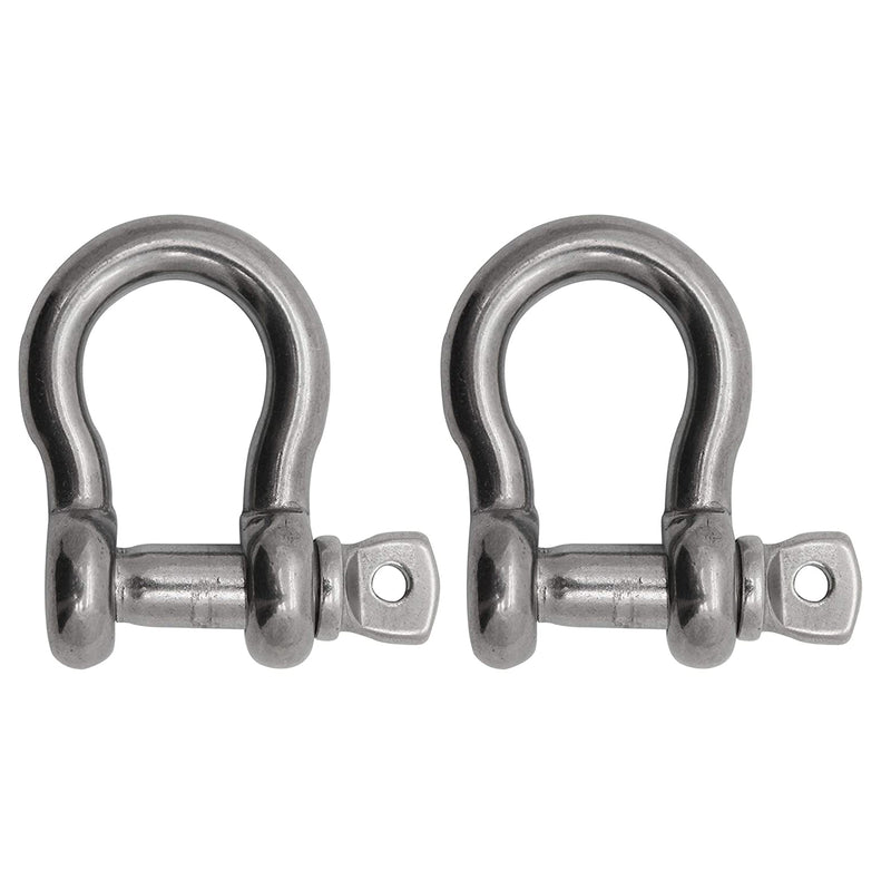 Extreme Max 3006.8336.2 BoatTector Stainless Steel Anchor Shackle 1" (2 Pack)