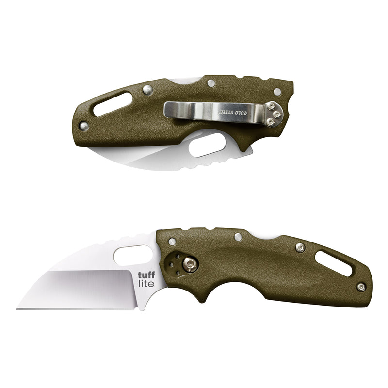 Cold Steel 20LTG Tuff Lite 2.5 Inch Blade Pocket Folding Knife, Olive Green