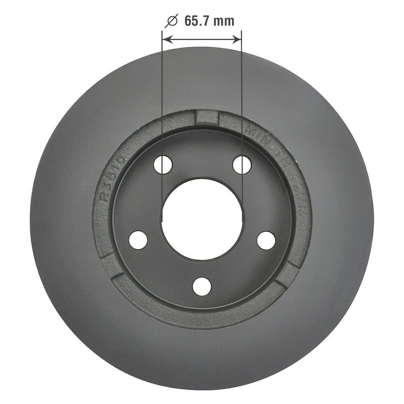 Goodyear Brakes 214580GY Truck and SUV Premium AntiOx Coated Rear Brake Rotor