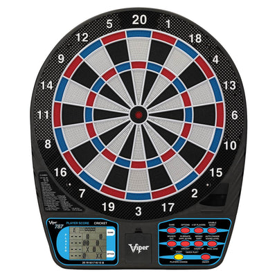 Viper 787 15.5 Inch Battery Operated Electronic Soft Tip Dartboard w/ Dart Sets