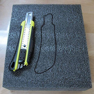 FastCap Kaizen Tool Drawer Organizer Customizing 57mm Foam Sheet, Black (2 Pack)