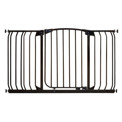 Dreambaby L790B Chelsea 38 to 53 Inch Auto-Close Baby Pet Safety Gate, Black