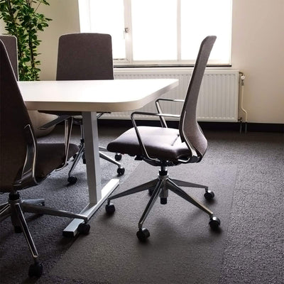Floortex Solutions FR1115030023ER Clear Floor Office Chair Mat, 60 by 118 Inch