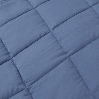 Elite Home 108 x 90 Inch Cozy Nights Down Alternative Blanket, King, Medium Blue