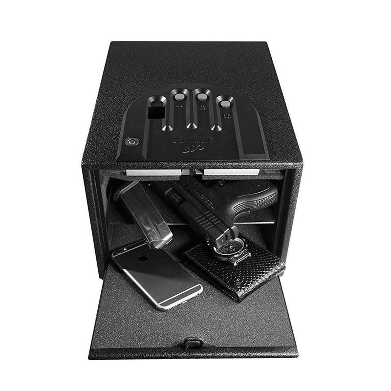 GunVault MultiVault Deluxe Electronic Handgun & Valuables Lock Box Safe (2 Pack)