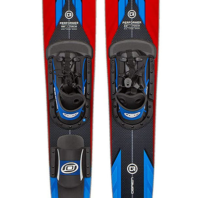 O'Brien Watersports Adult 68 inches Performer Combo Water Skis, Multicolor